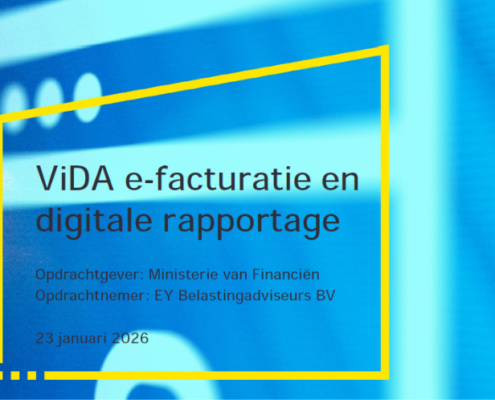 EY-rapport ViDA e-facturatie Nederland