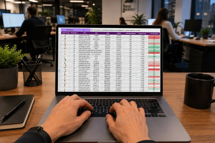 AI invoice automation via Peppol e-invoicing shown on a finance dashboard