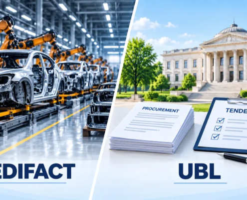 EDIFACT migratie ViDA: EDIFACT in de auto-industrie tegenover UBL in publieke aanbesteding onder EN 16931