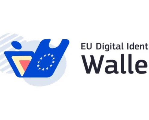 EU Digital Identity Wallet logo, gebruikt bij artikel over QERDS en de European Business Wallet